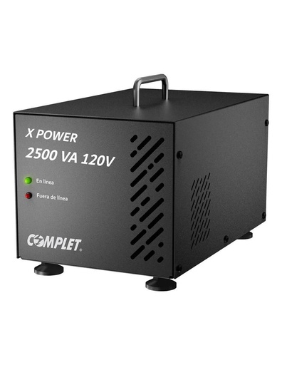 [POW55354] Regulador Complet ERV-10-005, 2.500W, 2.5kVA, Entrada 120V, Salida 120V, 2 Salidas