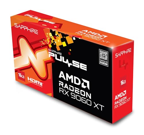 [VID71034] Tarjeta de Video Sapphire AMD Radeon RX 9060 XT Pulse, 16GB 128-bit GDDR6, PCI Express 5.0