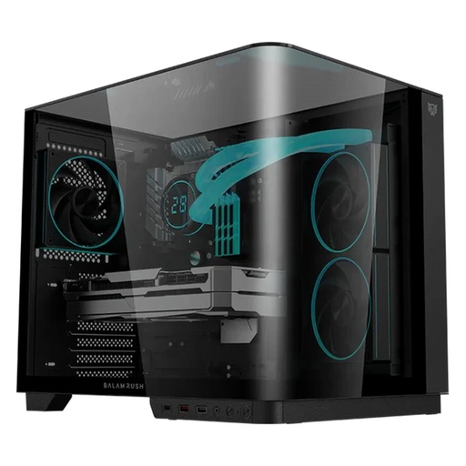 [CAB29512] Gabinete Balam Rush Tank Expert Curve 6800 Midi-Tower ATX/Micro-ATX/ITX USB 2.0/3.0 sin Fuente 3 Ventiladores Instalados