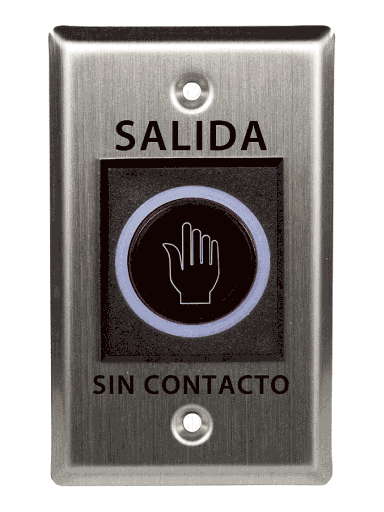 [SEC2539] Botón De Salida ZKTECO K11 Sin Contacto Salidas NC Y NO Rango De Detección Hasta 10 CM