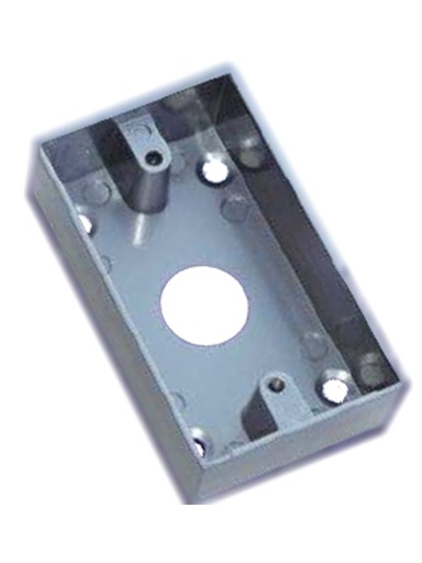 [SEC2546] Yli mbb800am - caja para instalación de botón liberador de puerta tipo americano/ metal/ #nuevoprecio