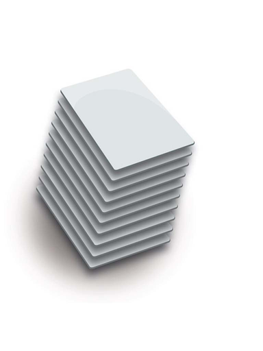 [SEC2552] Zkteco idcardnn - paquete de 10 tarjetas  id 125 khz/ 0.88 mm de grosor/ sin folio impreso/ modelo a16060011