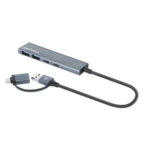 [WIR88810] Docking Station Manhattan 181075 USB C/USB A - USB A 3.1 USB C 5 Gbit/s
