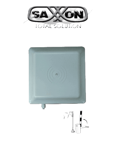 [SEC2618] Saxxon asr2656 - lector de tarjetas uhf / 902 a 918 mhz / lectura de 1 a 6 metros /  wiegand 26 / wiegand 34 / encriptable