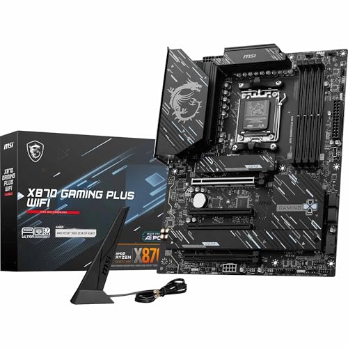 [MOB70884] Tarjeta madre msi x870 gaming plus wifi socket am5 4*ddr5 8200 hdmi 3*m.2 atx