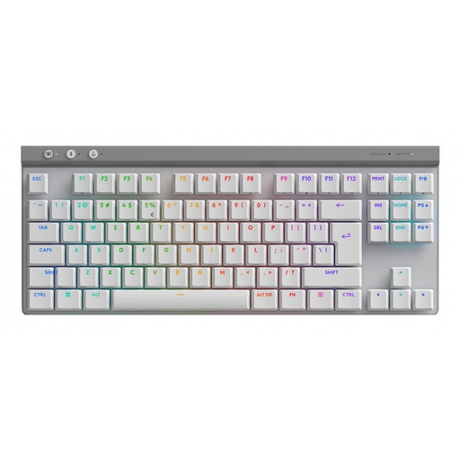 [KNM182943] Teclado Mecánico Gamer Logitech G515 Lightspeed LED RGB TKL Logitech GL Tactile RF Inalámbrico/Bluetooth Inglés