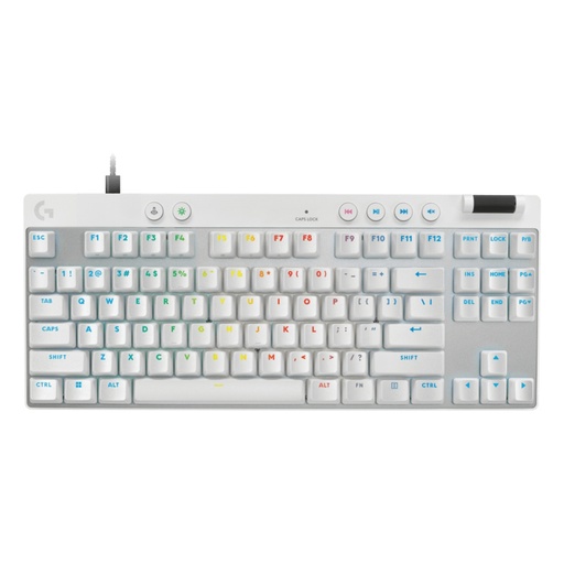 [KNM182944] Teclado Mecánico Gamer Logitech PRO X TKL RAPID LED RGB TKL Magnéticos Analógicos Alámbrico USB/Bluetooth Inglés