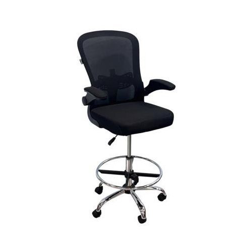 [OFF70812] Silla alta nextep descansa brazos ajustable con reposapiés color negro ajustable diseño con soporte lumbar ajustable -