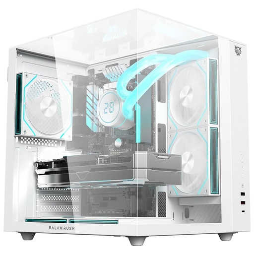 [ACC20122768] Gabinete Balam Rush Tank Majestic 6600 Midi-Tower ATX/Micro-ATX/Mini-ITX USB 2.0/3.0 sin Fuente 1 Ventilador Instalado