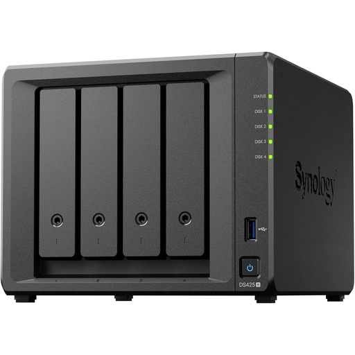 [SNR139550] NAS 4 Bahías Synology DS425+ Intel Celeron J4125 2GB RAM M.2 SATA III máx 80TB