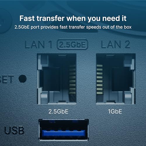 [SNR139552] Nas synology ds725+ 2 bahias nucleo doble hasta 3.1 ghz, 1 pto lan giga, 1 pto lan 2.5gbe