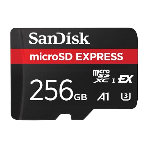 [SNR139556] Memoria micro sdxc express sandisk 256 gb, lectura 880 mb/s, escritura 650 mb/s, compatible con nintendo switch 2