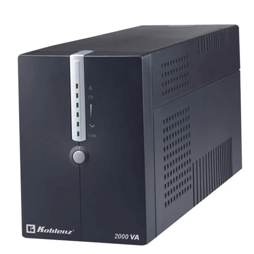 [SNR1177-OB] No Break Koblenz 20012-USB/R 1200W 2000VA Entrada 92-147V Salida 120V 8 Contactos