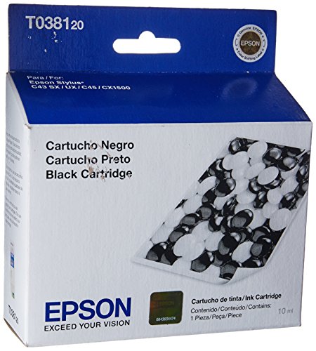 [PRI42137] Cartucho De Tinta Epson T038120 Color Negro De 10 Ml