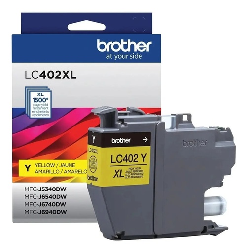 [PRI42152] Cartucho De Tinta Para Impresora Brother Lc402 Xl Amarillo