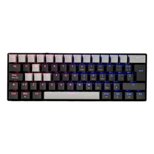 [ACC20122920] Teclado Mecánico Gamer Naceb Viper LED RGB 60% MX Red Alámbrico USB Español