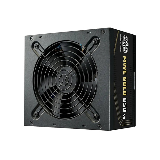 [POW55439] Fuente de Poder Cooler Master MWE V3 80 PLUS Gold 24-pin ATX 12VHPWR 120mm 850W