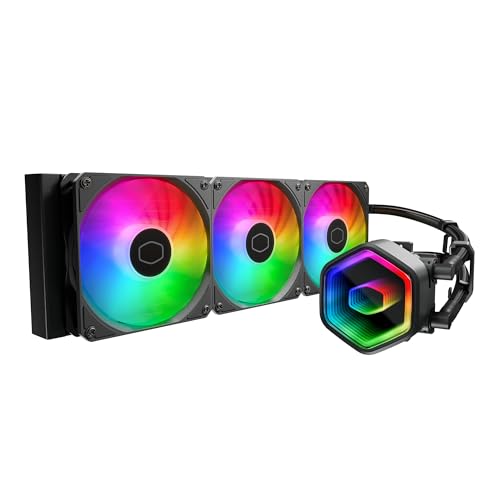 [COO100820] Cooler Master Masterliquid 360 Core II ARGB Enfriamiento Líquido para CPU, 3x 120mm, hasta 1750RPM, Negro