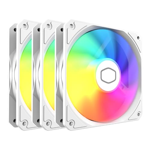 [COO100823] Kit 3 Ventiladores Cooler Master MF120 Lite / ARGB / 3x120mm / PWM Dinámico 1.750 RPM / Negro / MFW-B2DW-173PA-R1