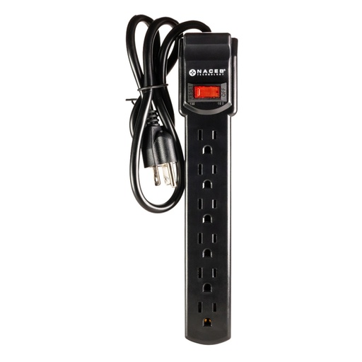 [POW55446] Multicontacto Naceb NA-0706 6 Salidas 125V 15A 79cm 