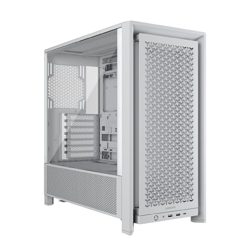 [CAB29573] Gabinete corsair cc-9011291-ww 4000d frame blanco cristal templado med-torre sin fuente