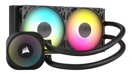 [COO100831] Corsair NAUTILUS 240 RS Enfriamiento Líquido para CPU, 2x 120mm, hasta 2100RPM, Negro