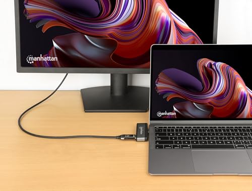 [WIR88927] Docking usb-c manhattan 4 ptos hdmi/usb-a/3.5mm/usb-c pd sin cable