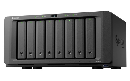 [SEC108690] Nas Synology Diskstation Ds1825+ V1500b, 2.2 Ghz, 0 Tb, Bahías 18