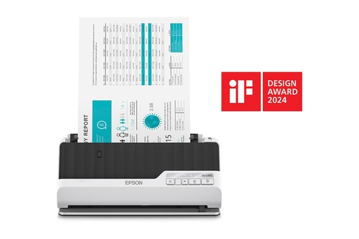 [PRI42199] Scanner Epson WorkForce DS-C490, 600 x 600DPI, Escáner Color, Escaneado Dúplex, USB, Negro/Gris
