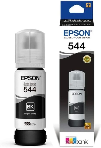 [PRI42444] Tinta epson t544-al 65ml ecotank l110/l3110/l3150/l5190 color negro