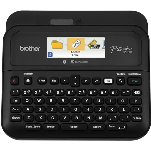 [PRI42731] Rotulador electrónico brother p-touch ptd610 pantalla color conexión cortador automático pc/móvil