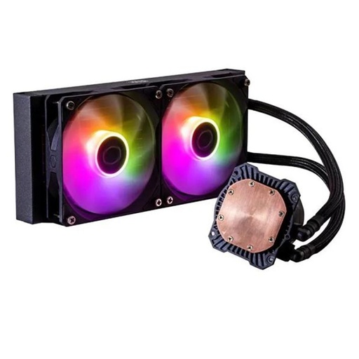 [COO100845] Enfriamiento Líquido Para CPU Cooler Master MasterLiquid 240L Core ARGB 2x 120mm Hasta 1750RPM