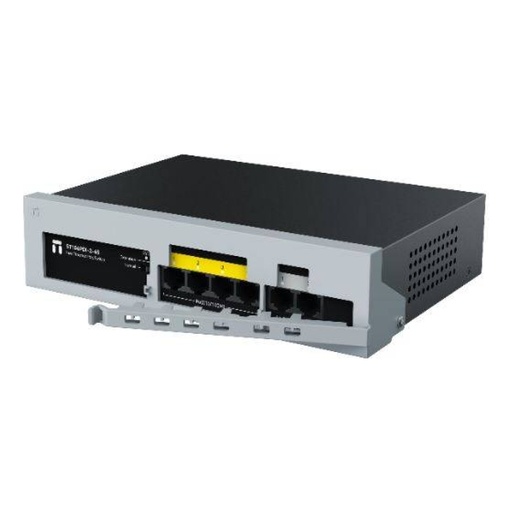 [NET304330] Switch NETIS ST106PDI-265 6 puertos 10/100M: 4 puertos PoE + 2 puertos de enlace ascendente