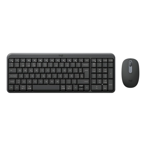 [ACC20123023] Kit de Teclado y Mouse Logitech MK250 Compact, Inalámbrico, Bluetooth, Gris, Español