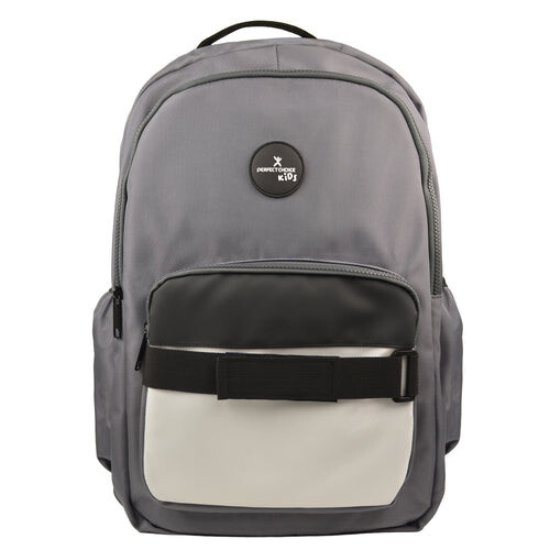 [ACC20123032] Mochila Escolar Para Niños - Percfect Choice - Modelo Loopy Color Gris - PC-085201