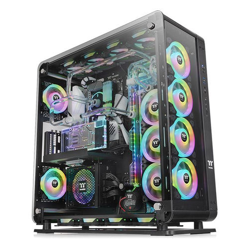[CAB29613] Gabinete thermaltake core p8 tg full tower, sin fuente, negro