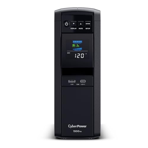 [ACC20123058] Ups  cyberpower 1500va/1000w onda senoidal compatible con fuentes pfc activas