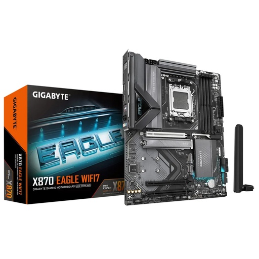 [MOB70934] Tarjeta Madre Gigabyte X870 EAGLE WIFI7 ATX AM5 AMD X870 256GB DDR5 HDMI/DP para AMD