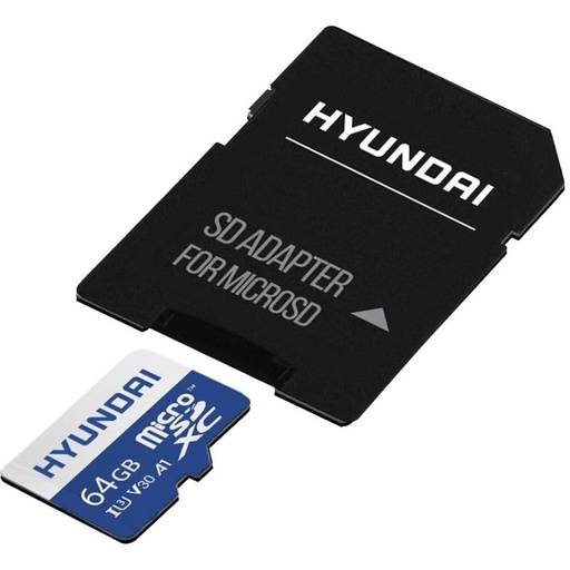 [SNR139679] Memoria hyundai microsd 64gb modelo sdc64gu3 microsdxc uhs-1 v3.3 class 10. -