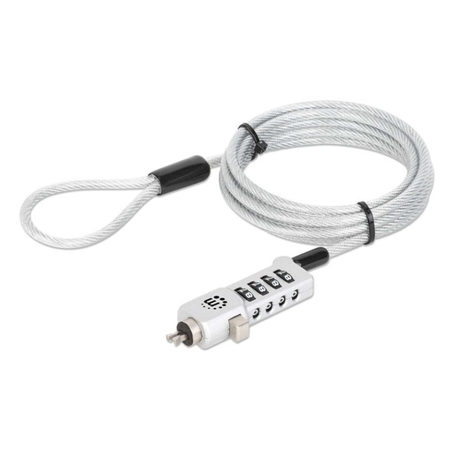 [COM80363] Candado de Llave para Laptop Manhattan 440301 1.8 Metros