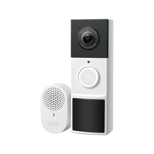 [SEC108914] TP-Link Timbre Inteligente con Cámara TAPO D210, Inalámbrico, Altavoz