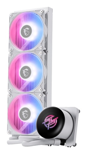 [COO100858] MSI Coreliquid P13 Enfriamiento Líquido para CPU, 3x 120mm, hasta 2000RPM, Blanco