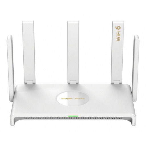 [NET304437] Ruijie Router con Sistema de Red Wi-Fi en Malla RG-EW3000GX 5x RJ-45 3000 Mbit/s WLAN Doble Banda 2.4/5 GHz Wi-Fi 6 5 Antenas Externas de 5 dBi