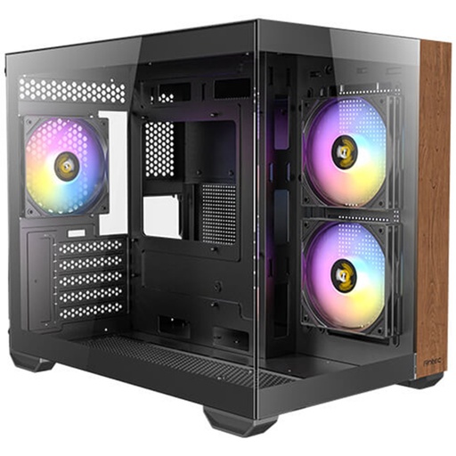 [CAB29672] Gabinete Antec CX600M WOOD ARGB Mini-Tower Micro-ATX/Mini-ITX USB 2.0/3.0 sin Fuente 3 Ventiladores Instalados