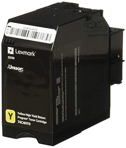 [PRI42942] Tóner lexmark cs725de alto rendimiento 12mil páginas color amarillo