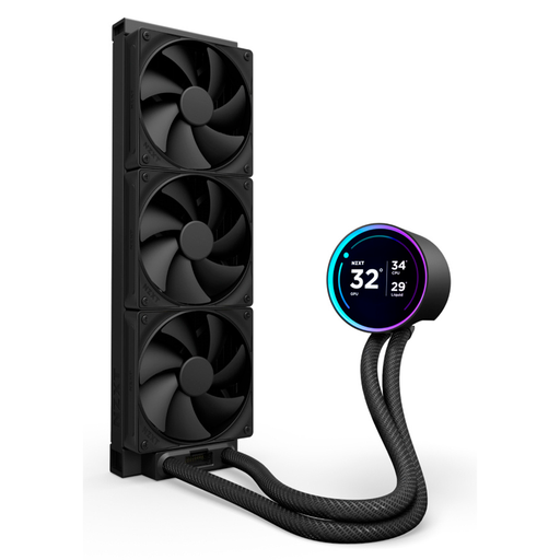 [COO100870] NZXT Kraken Elite 360 RGB V2 Enfriamiento Líquido para CPU, 3x 120mm, hasta 2400RPM, Negro