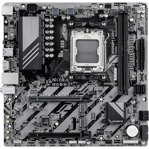 [MOB70963] Tarjeta Madre Gigabyte B840M D2H Micro-ATX AM5 AMD B840 128GB DDR5 HDMI Para AMD 