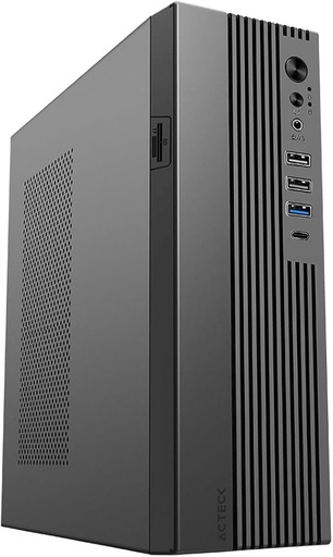 [CAB29696] Gabinete Acteck AC-943086, Mini-Tower, Micro-ATX/Mini-ITX, USB 2.0/3.0, con Fuente de 400W, 1 Ventilador Instalado, Negro