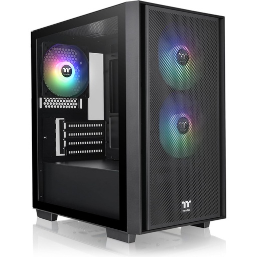 [CAB29703] Gabinete Thermaltake Versa H16 TG ARGB Micro-Tower Micro-ATX/Mini-ITX USB 2.0/3.0 Sin Fuente 3 Ventiladores Instalados