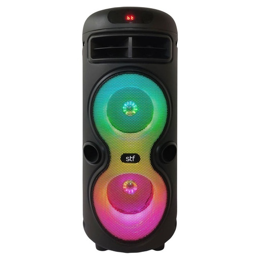 [POW55549] STF Bocina Portátil Hoss Tower, Bluetooth, Inalámbrico, USB-A, 10W, Negro